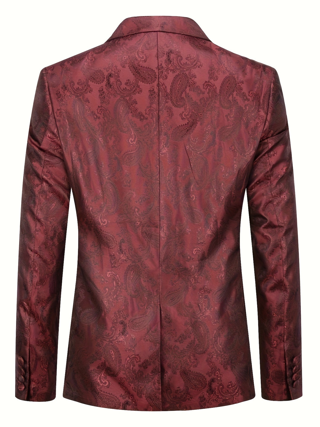 Komplet garniturowy skęadający siê z marynarki i spodni w stylu paisley
