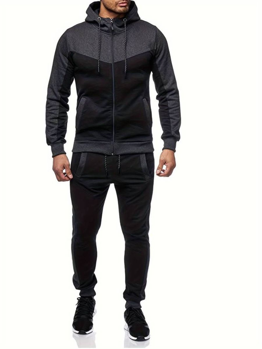 bluza z kapturem i spodnie dresowe