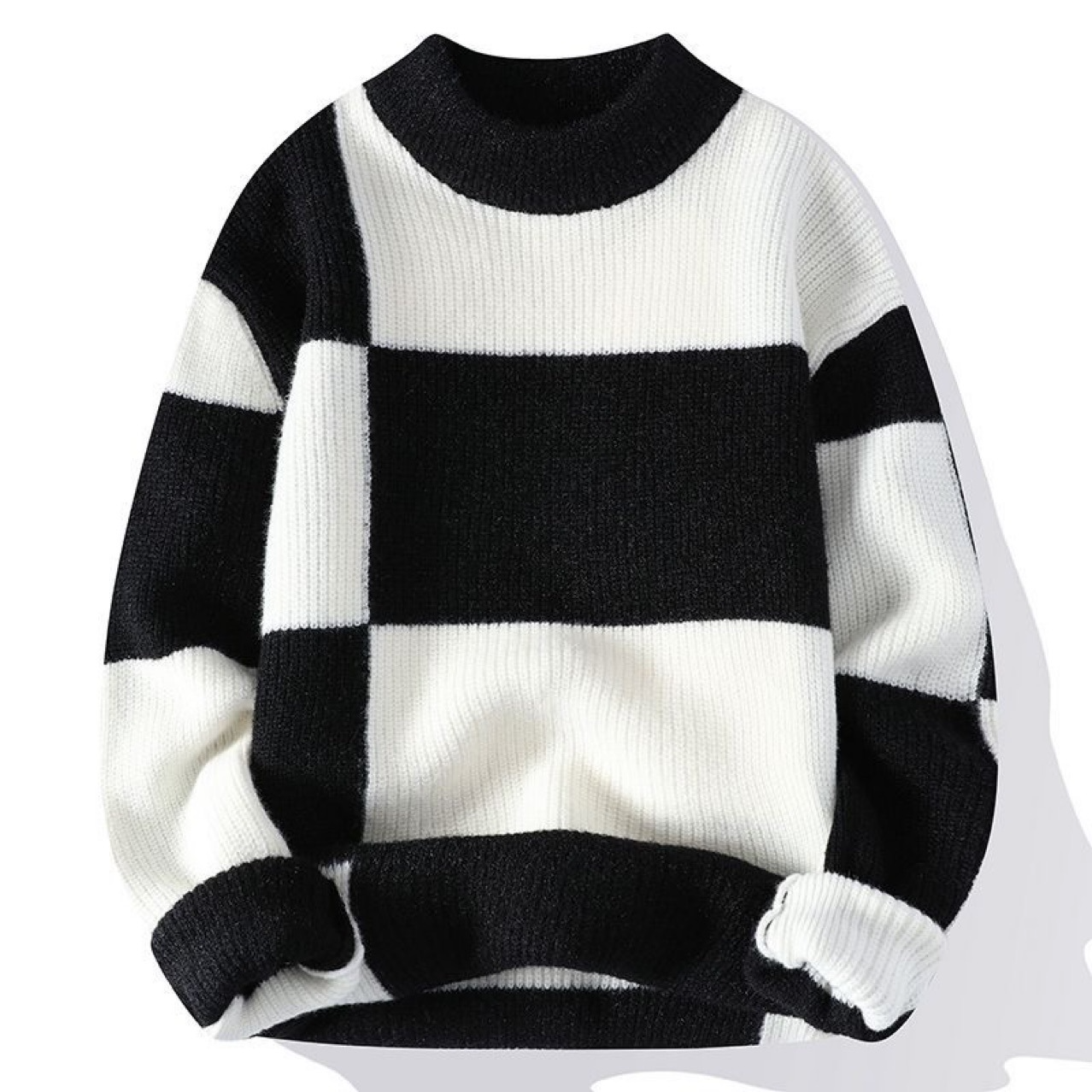 Sweter w paski dla mêżczyzn