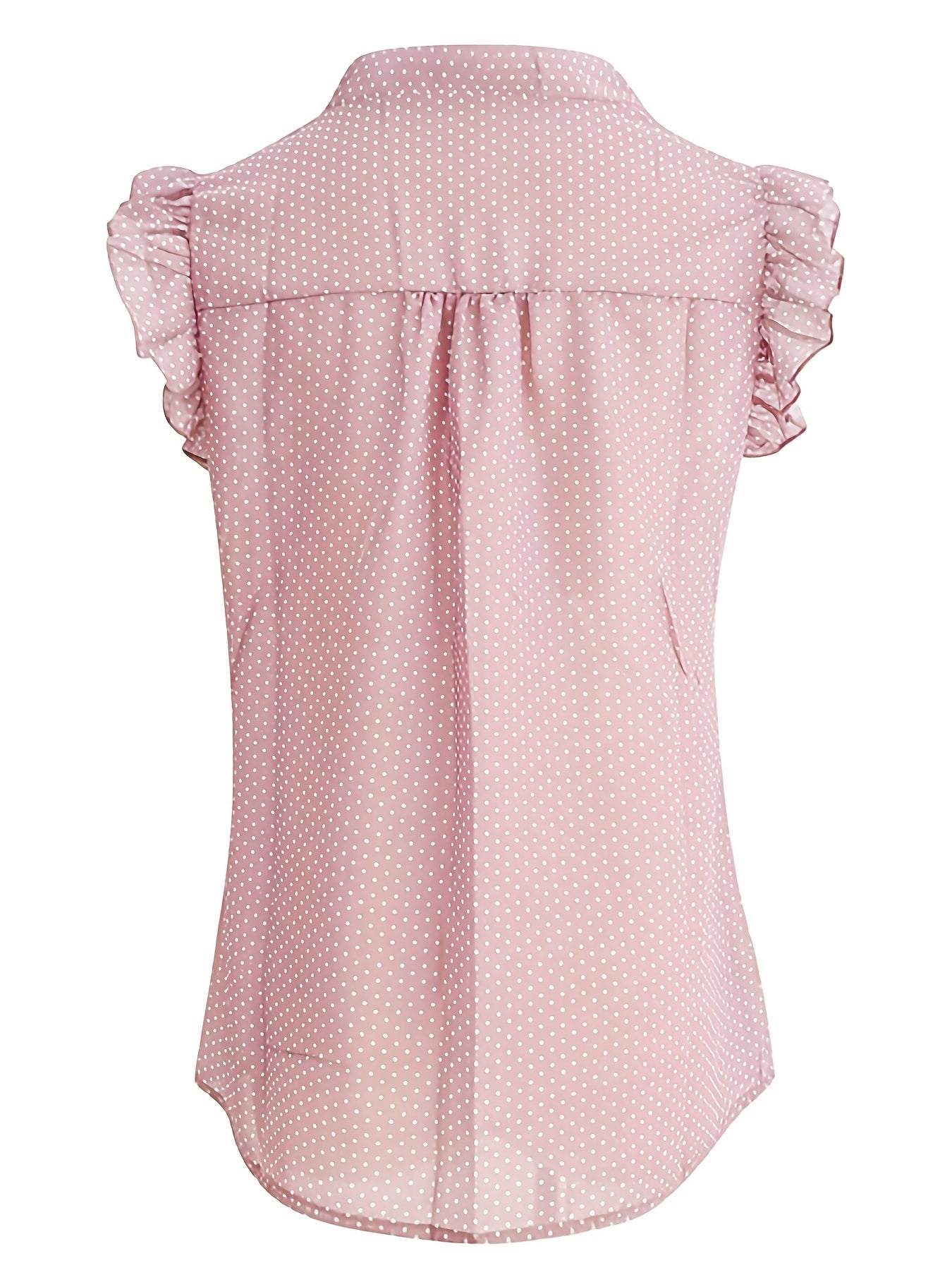 Bluzka z kokardką w kropki