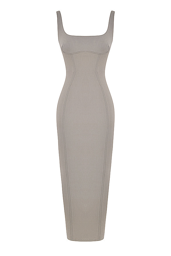 Przydymione bodycon maxi jurk
