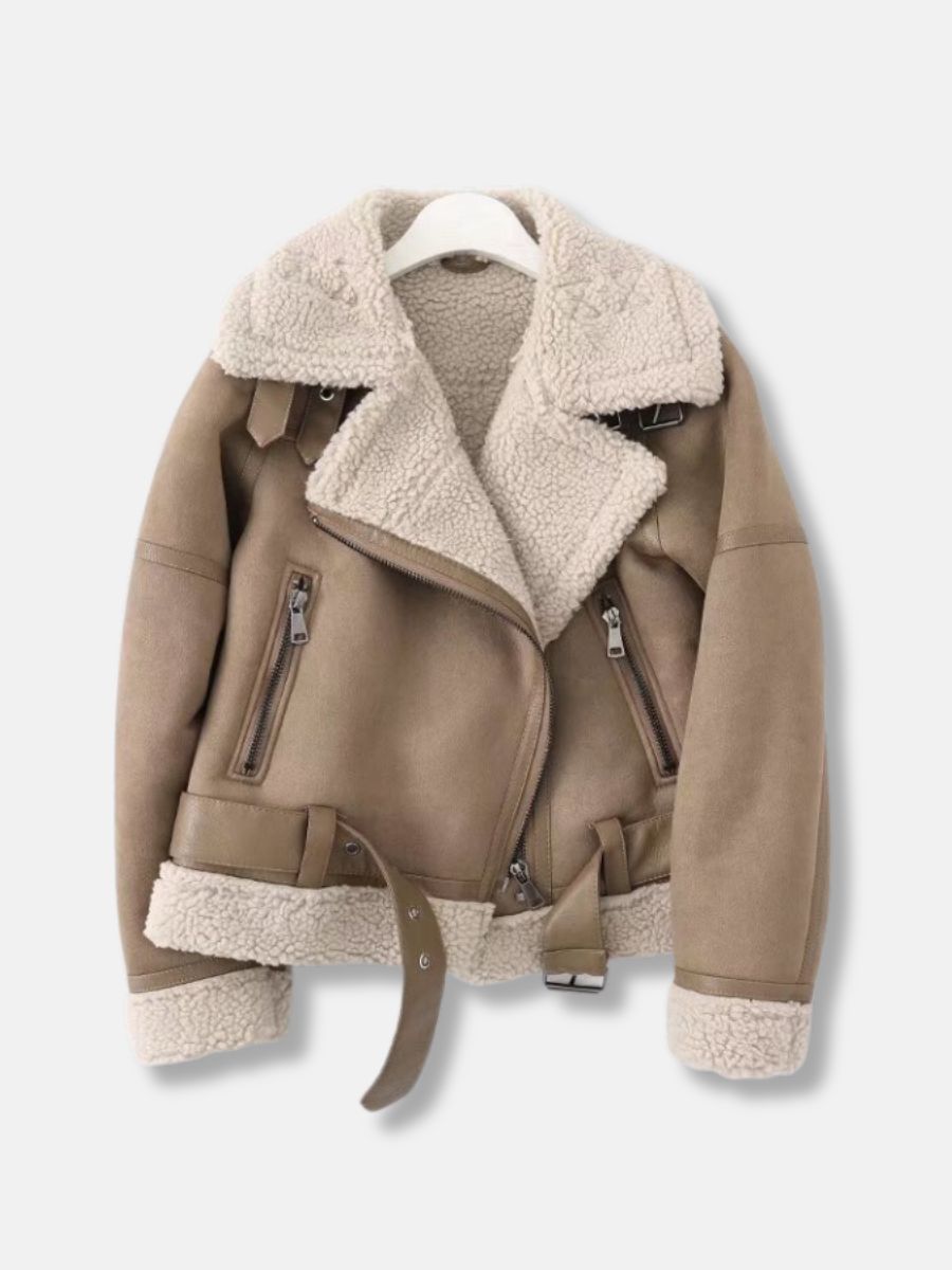 kurtka z podwójną podszewką