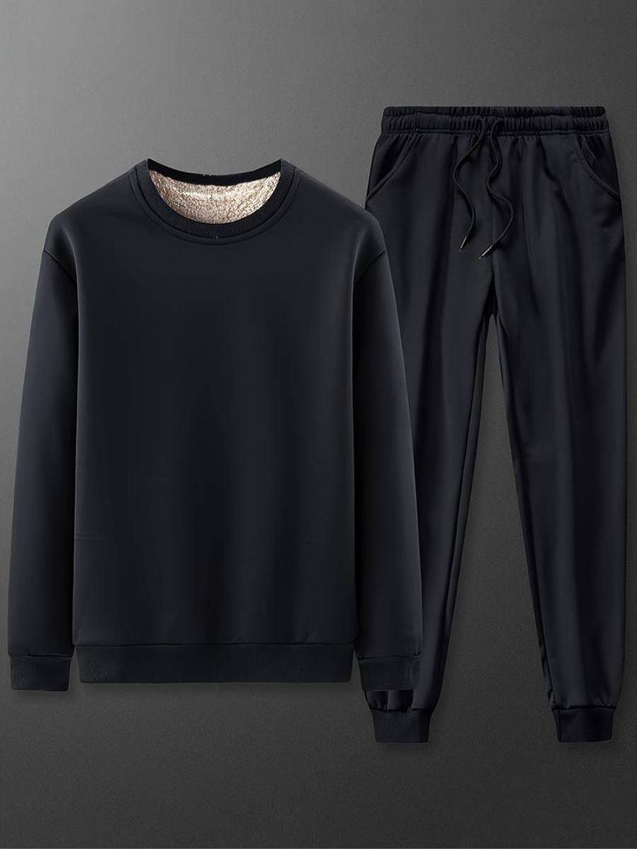 sweter ze sznurkiem i joggery dla mêżczyzn