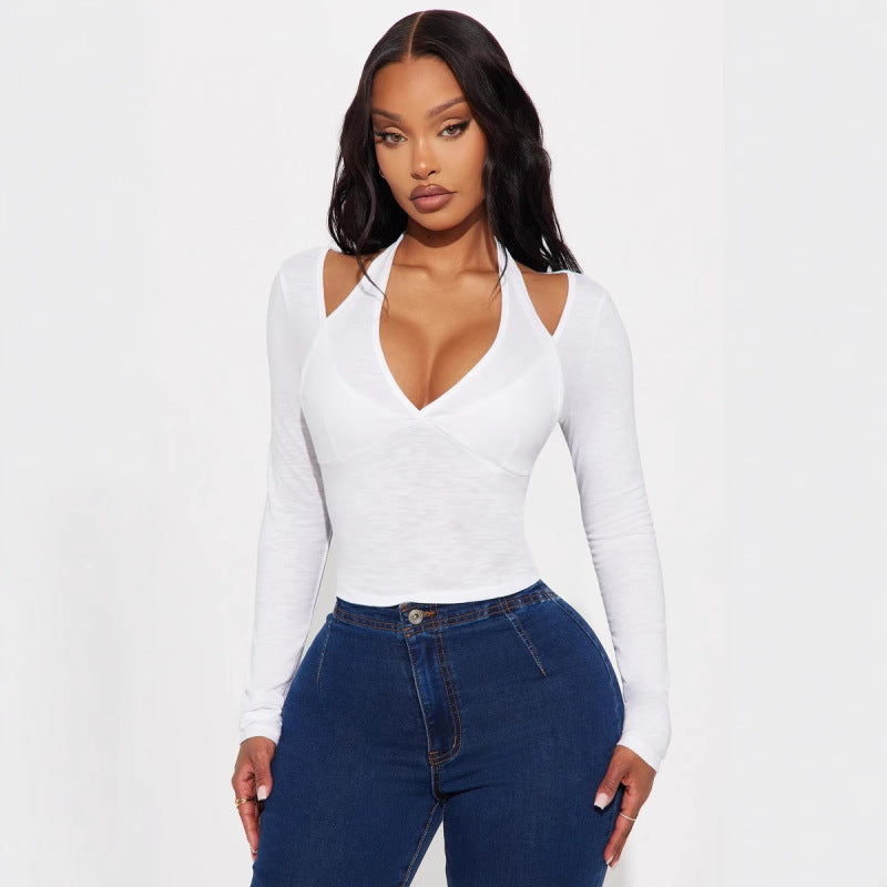 Dwuczęściowy Top w kolorze białym