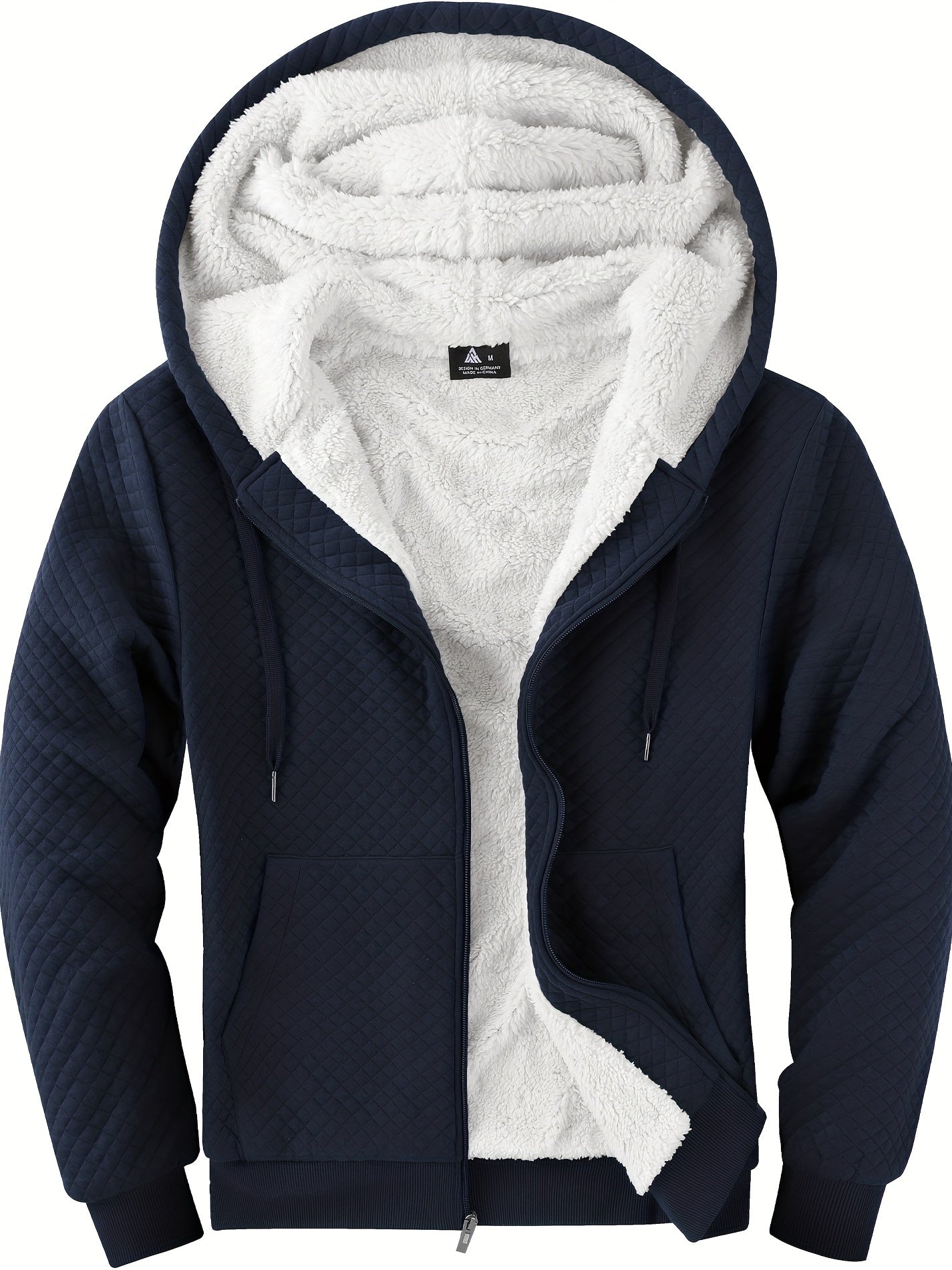 Teksturowana bluza z futerkiem