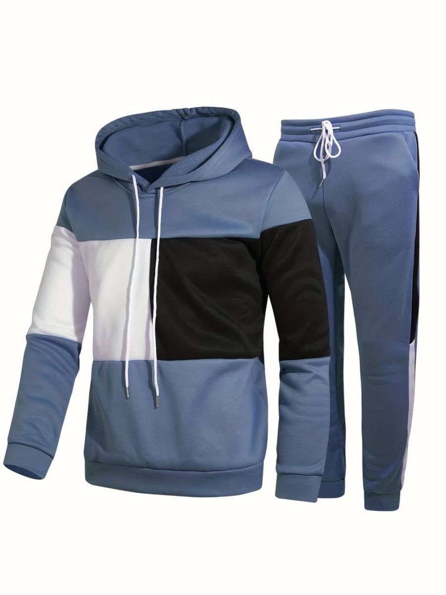 bluza z kapturem i joggery ze sznurkiem