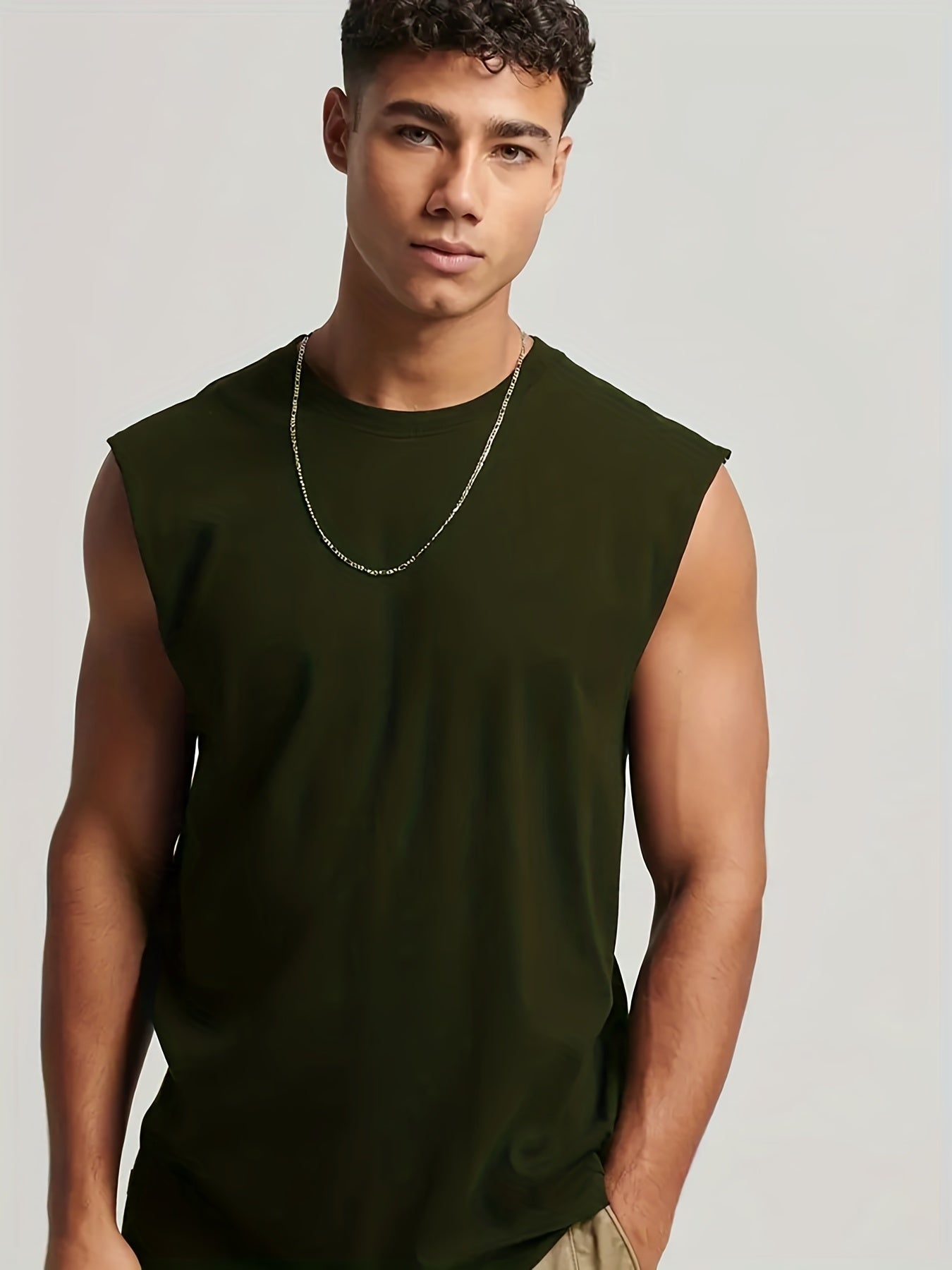 Tank top bez rêkawów do podkoszulka mêskiego
