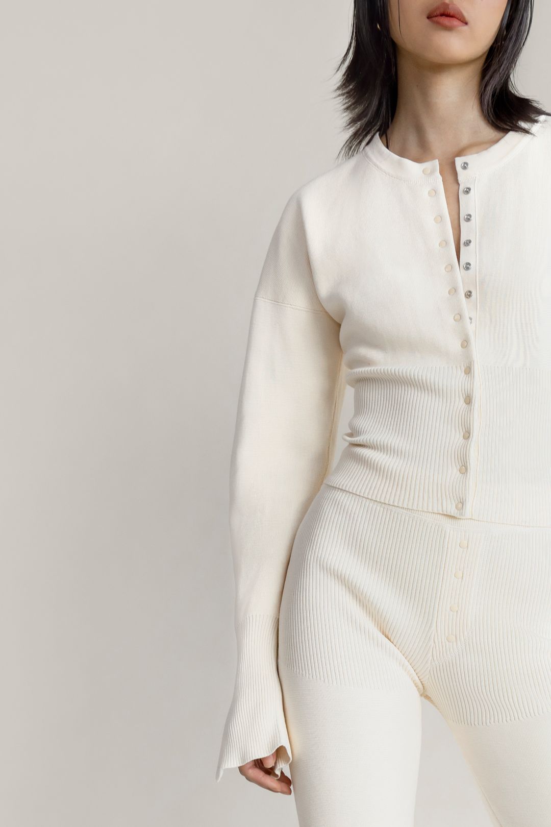 Komplet w kolorze biaęym, kamizelka i spodnie