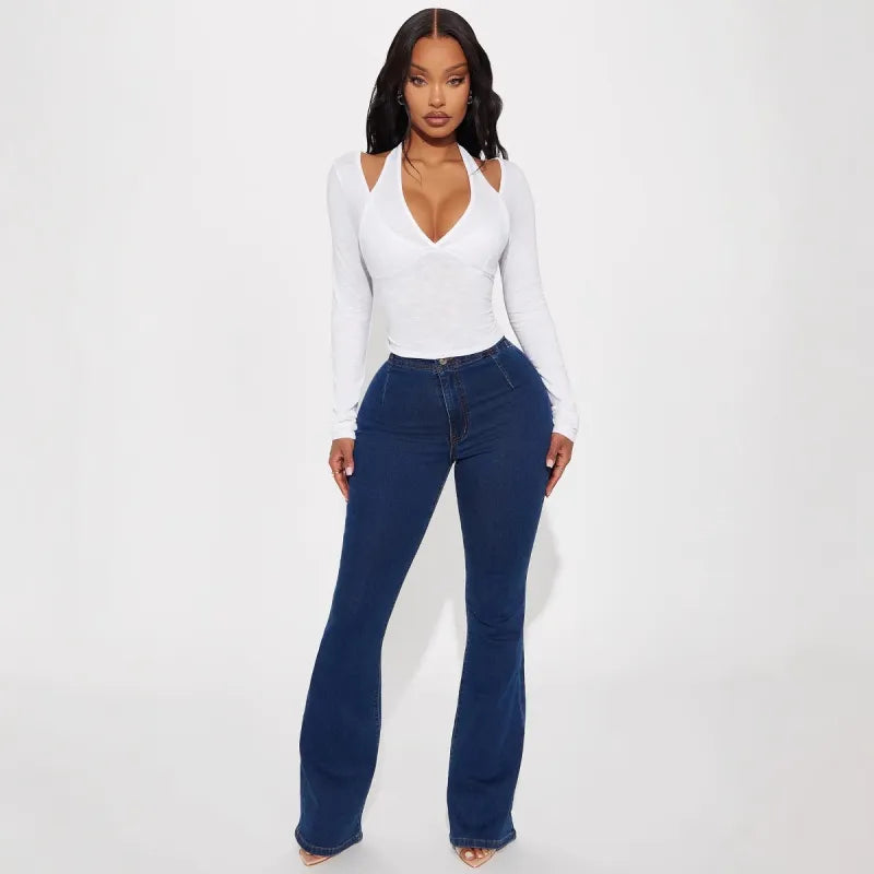 Dwuczęściowy Top w kolorze białym