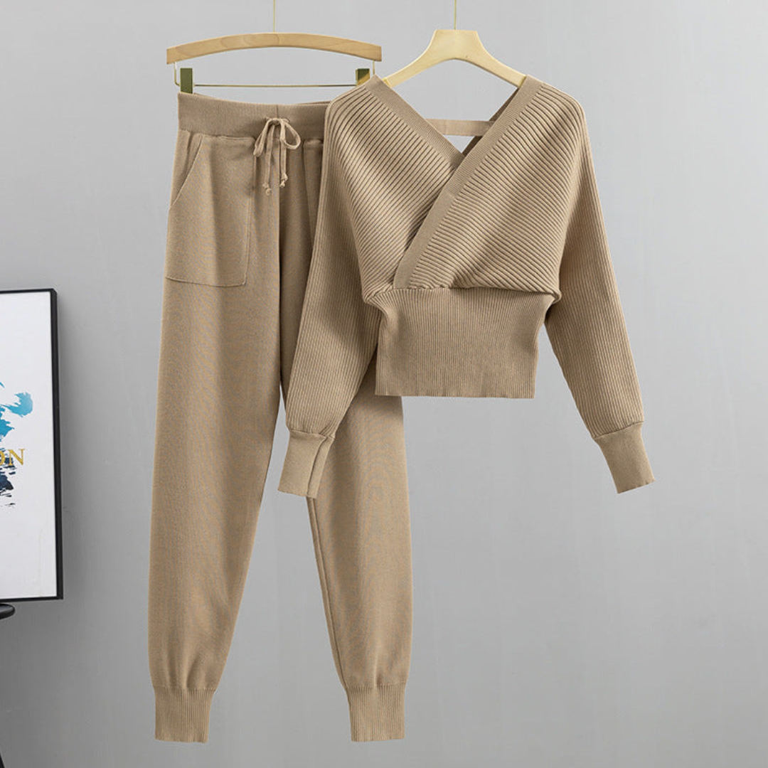 Elegancki zimowy zestaw treningowy