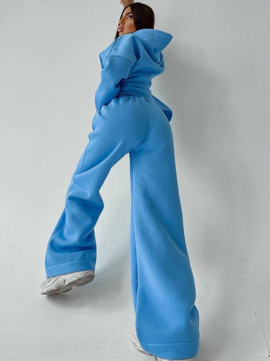 bluza z kapturem i zestaw do biegania