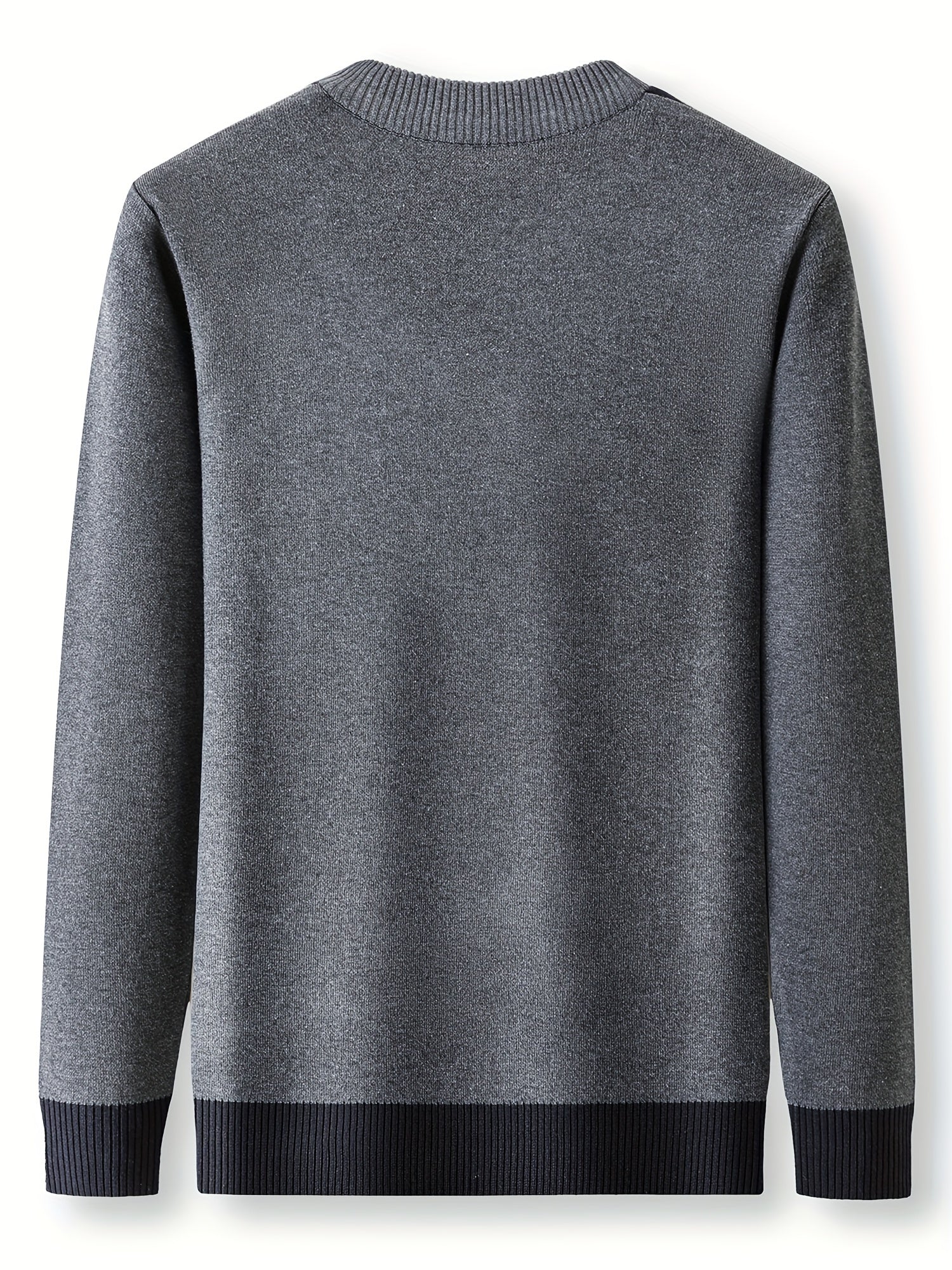 Sweter mêski o luŸnej dzianinie
