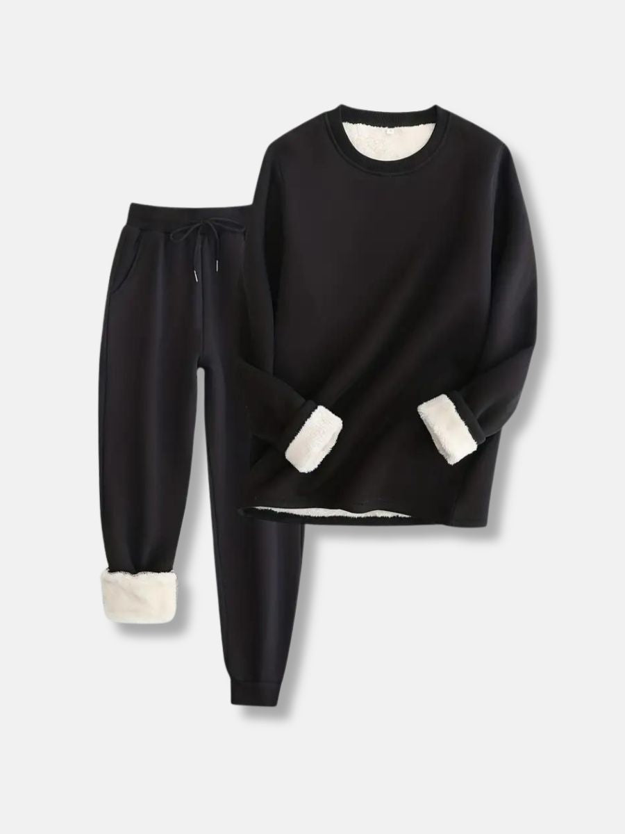 bluza z rêkawami i joggery ze sznurkiem