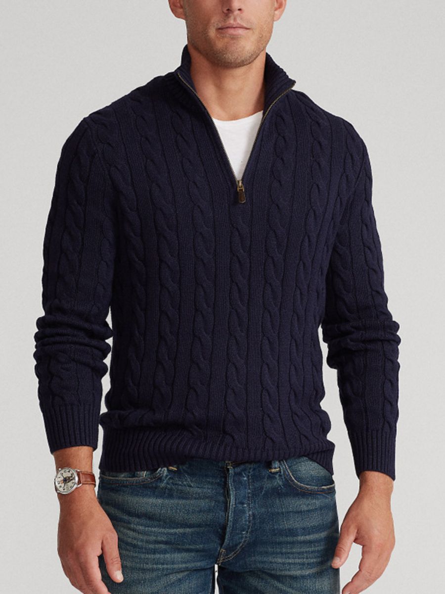 sweter zapinany na zamek