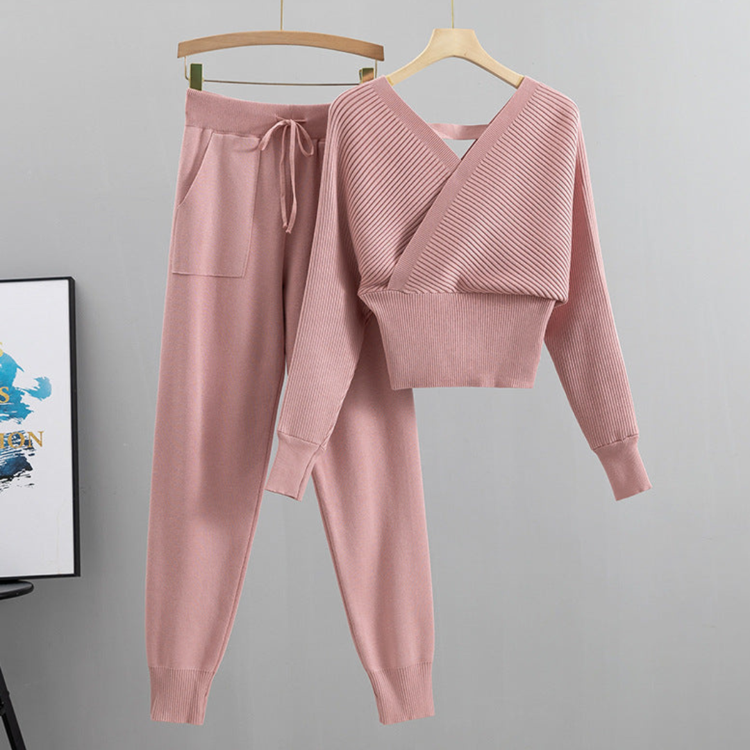 Elegancki zimowy zestaw treningowy