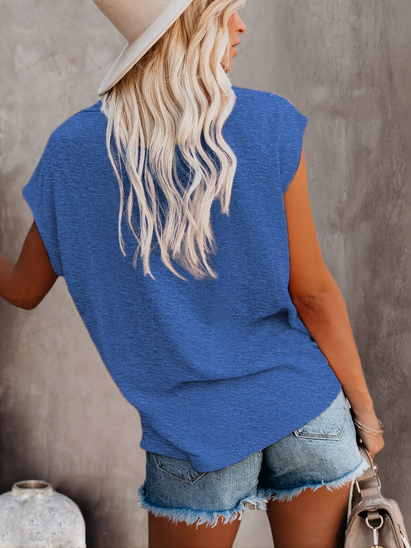 Damskie, luŸne t-shirty z krótkim rêkawem