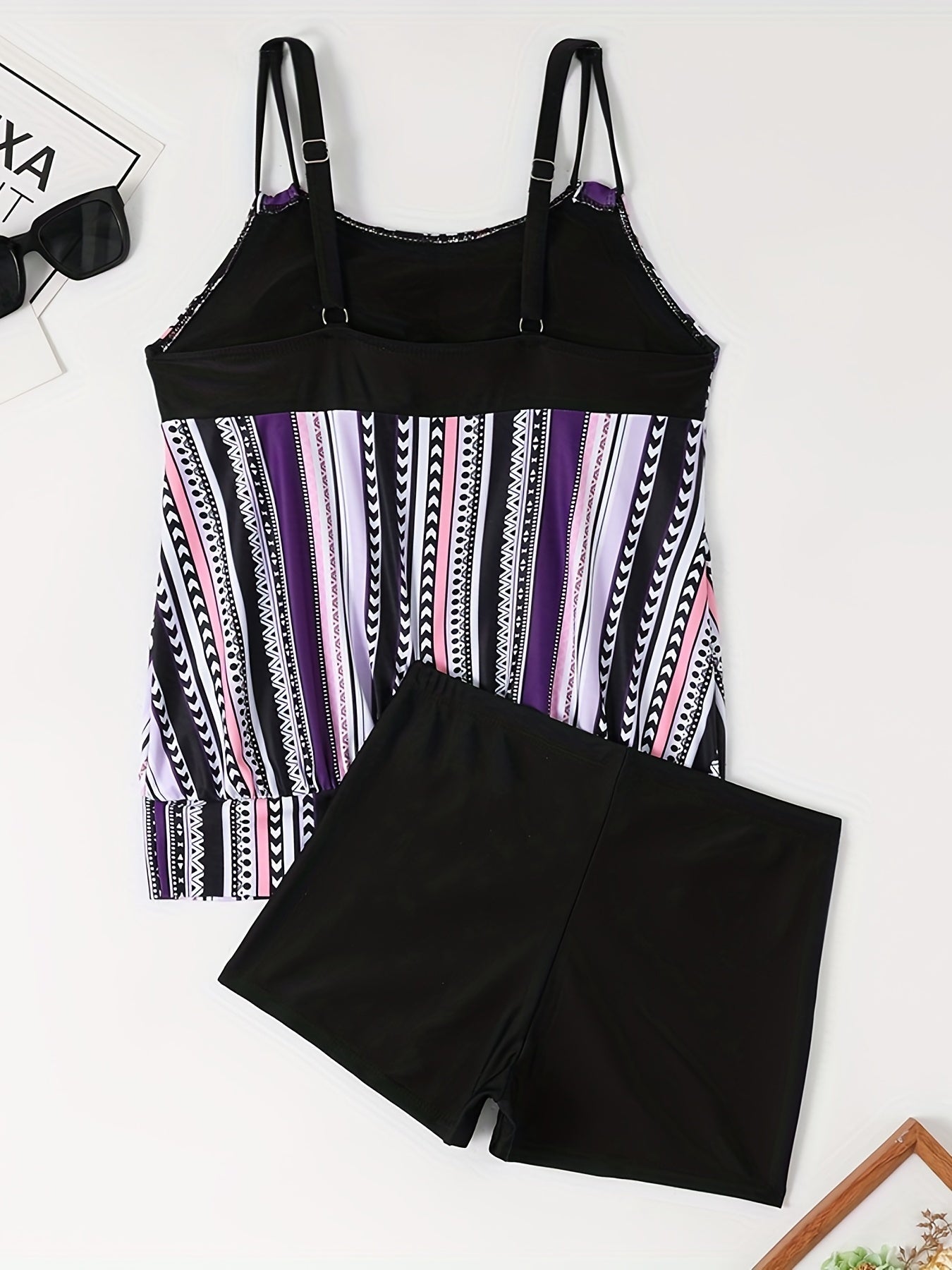 Zestawy tankini w paski i kropki