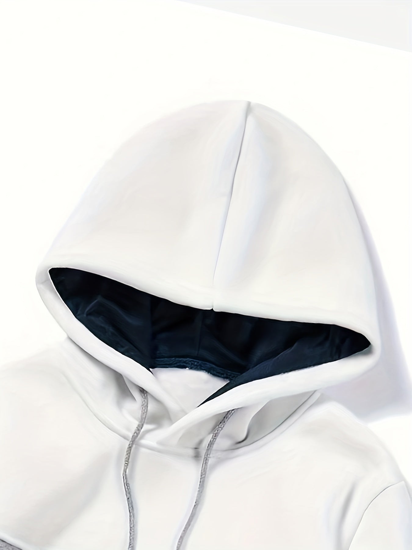 Mêska bluza z kapturem w paski