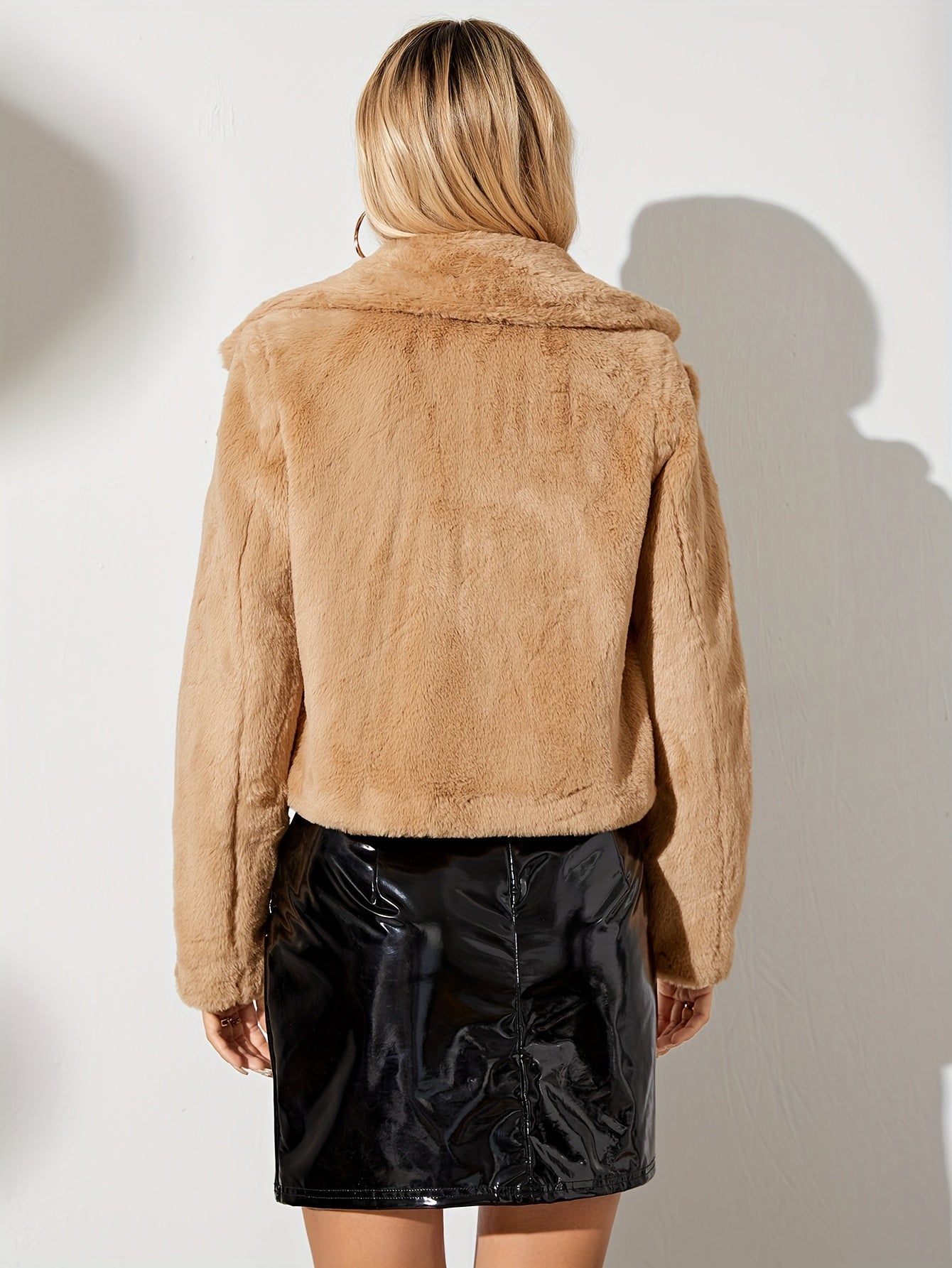 Miêkka kurtka z otwartym przodem