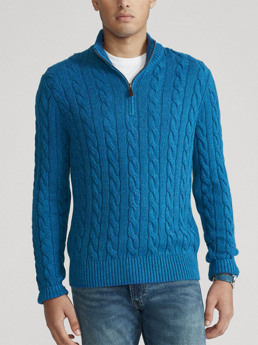 sweter zapinany na zamek