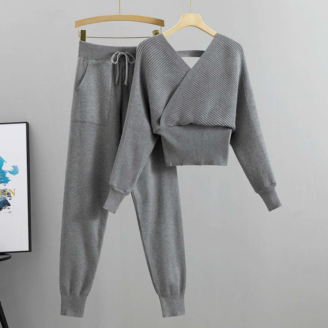 Elegancki zimowy zestaw treningowy