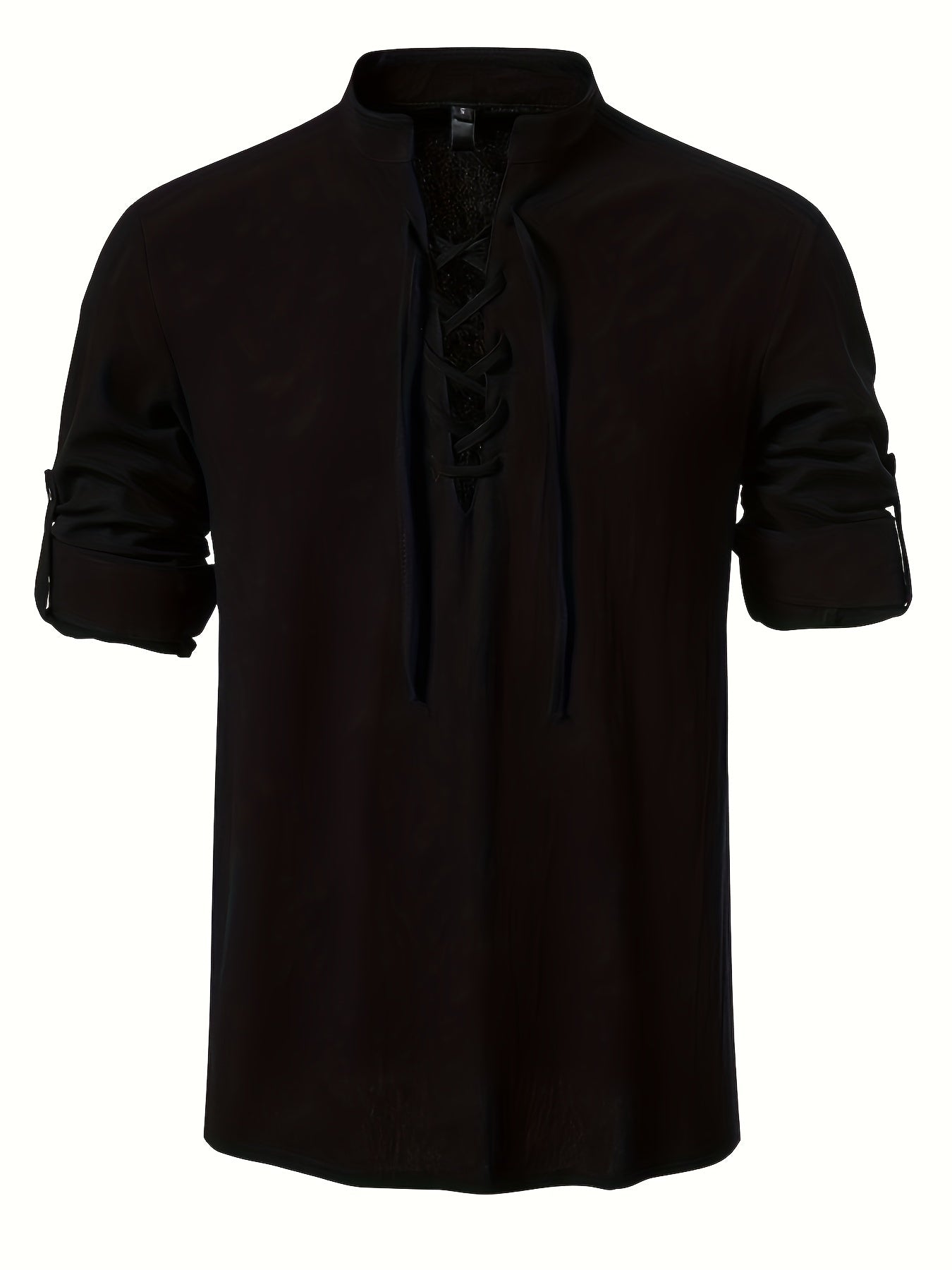 Casualowa koszulka Henley z dęugim rêkawem