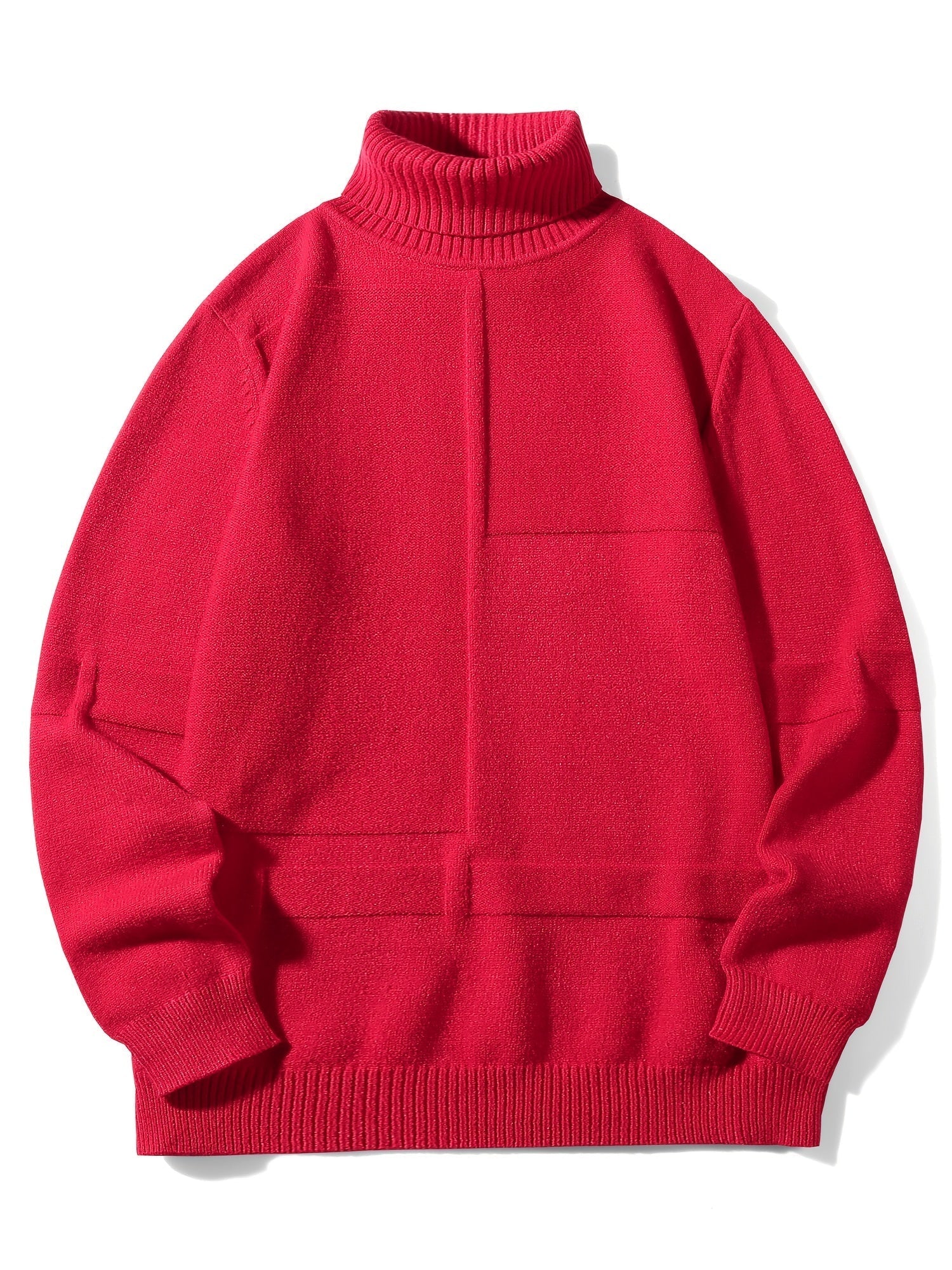 Mêski sweter z dzianiny w paski
