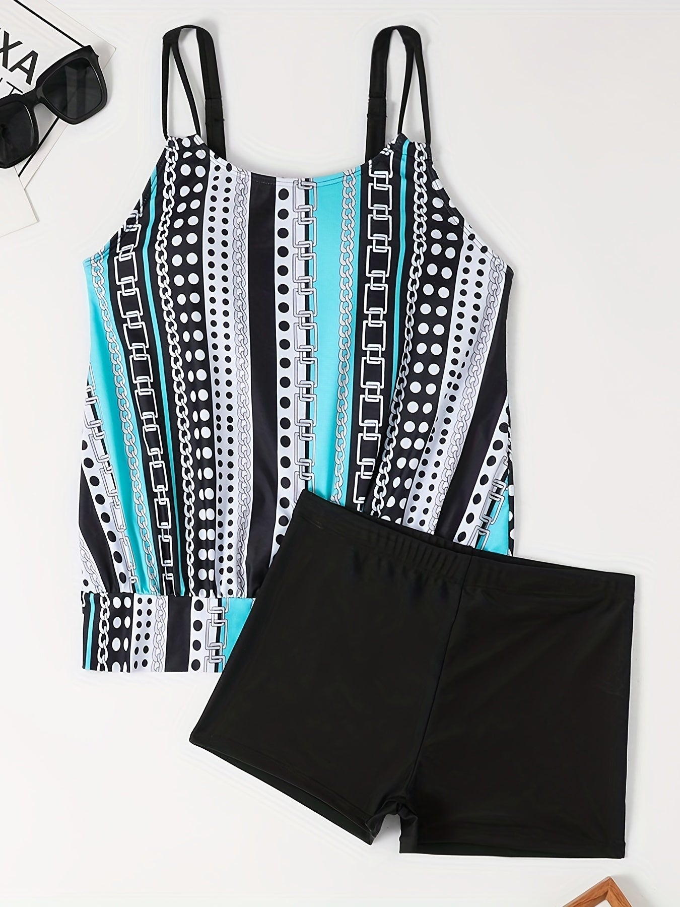 Zestawy tankini w paski i kropki
