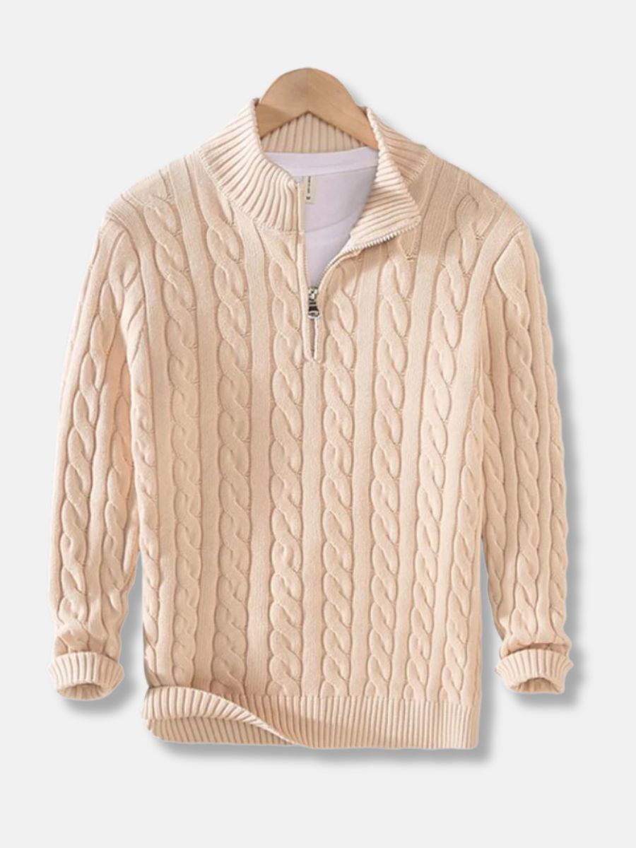 sweter zapinany na zamek