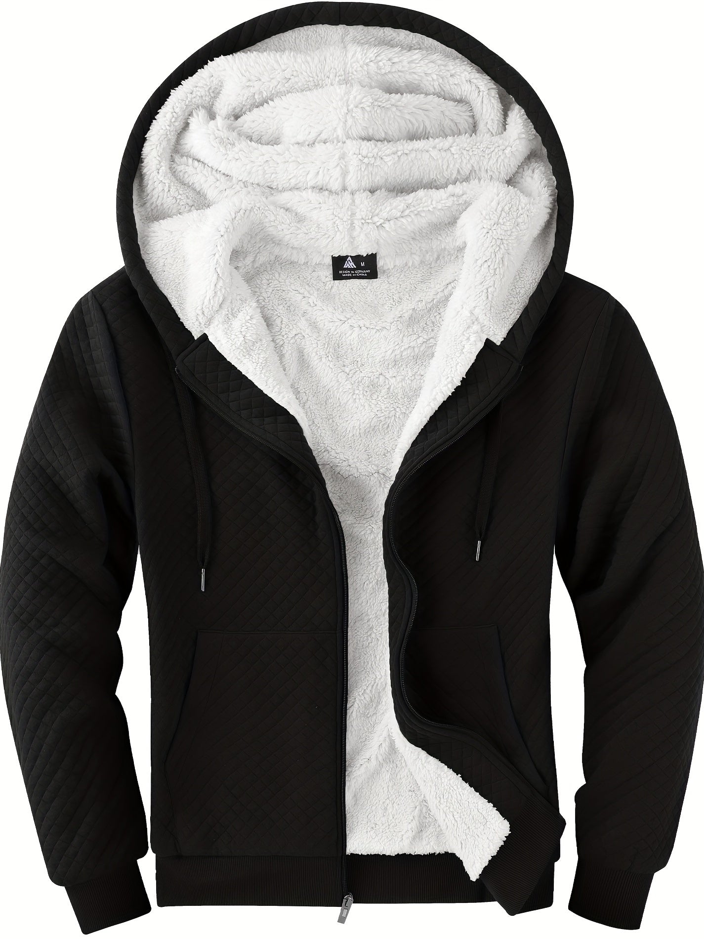 Teksturowana bluza z futerkiem