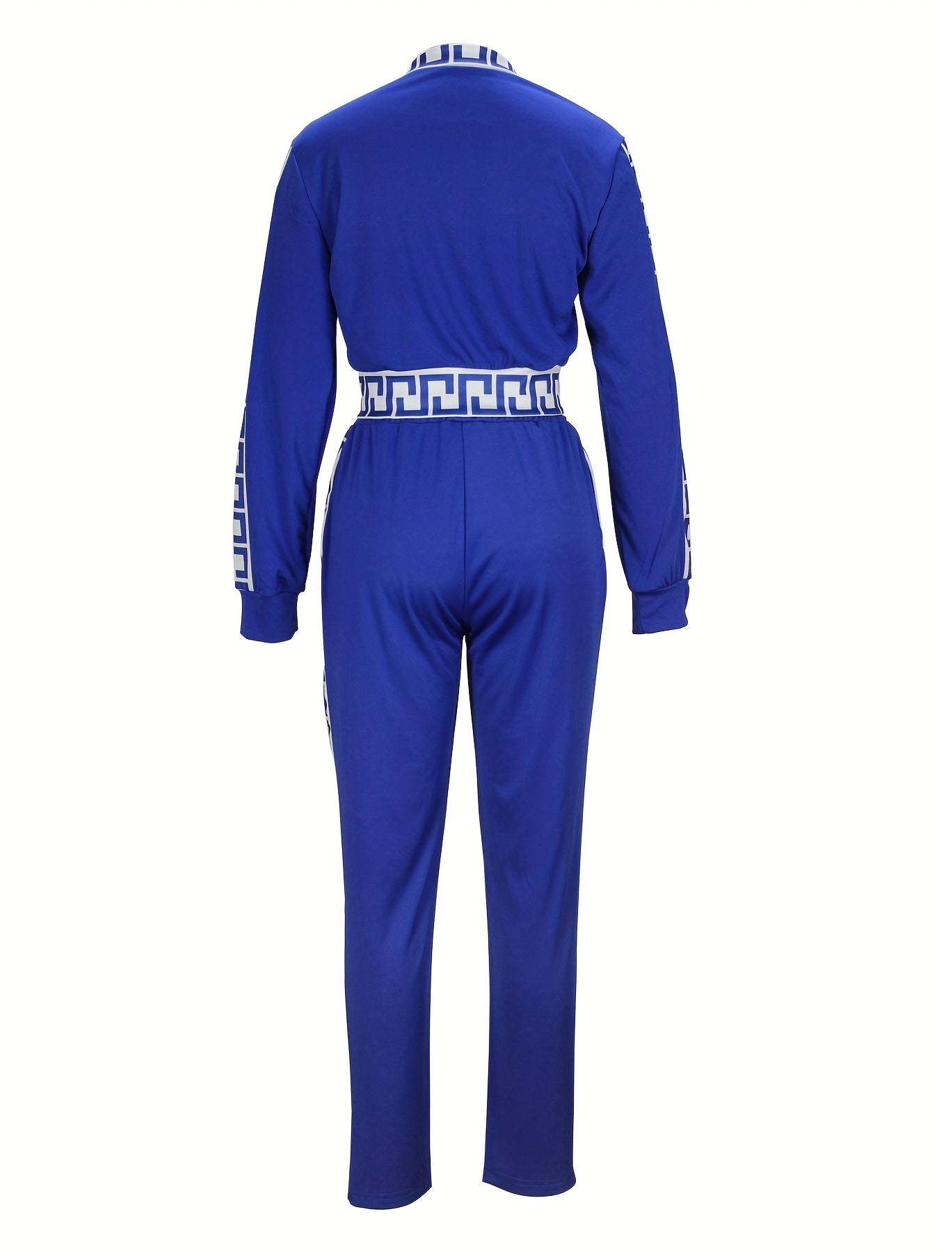 Sportowa kamizelka i spodnie z kontrastową lamówką