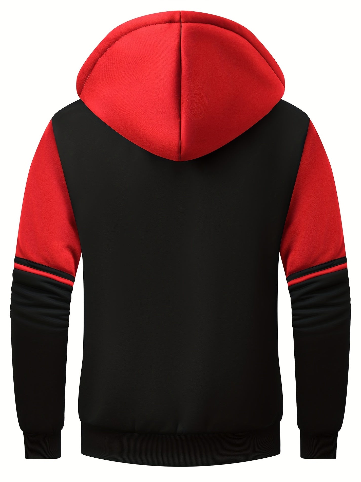 Mêska futrzana bluza z kapturem