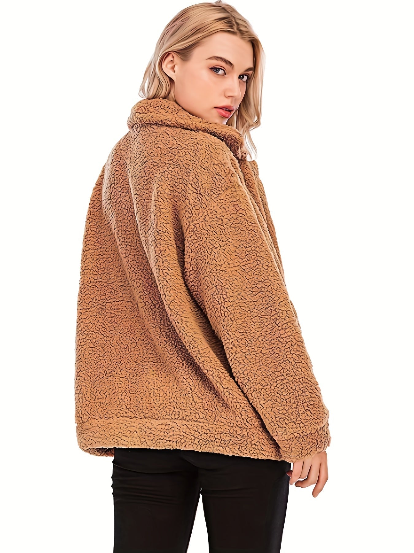 Kurtka pluszowa dla kobiet