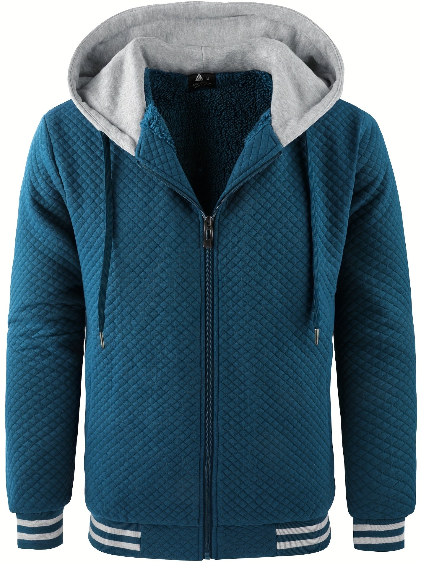 Mêska bluza z kapturem o strukturalnym kroju