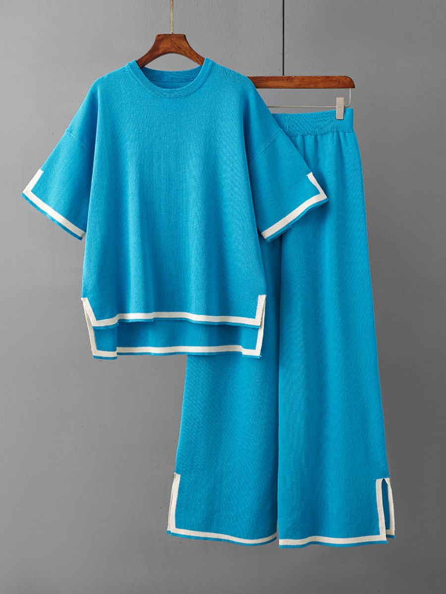 damski zestaw t-shirt i spodnie