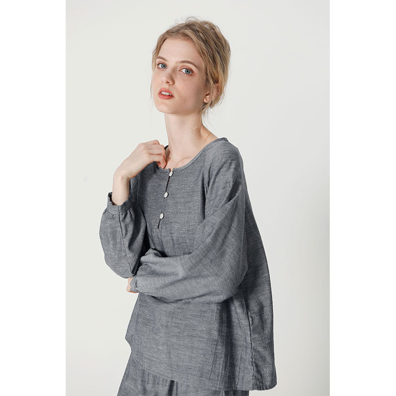 Damski dwuwarstwowy zestaw t-shirtu i spodni w stylu jeansu z siateczki