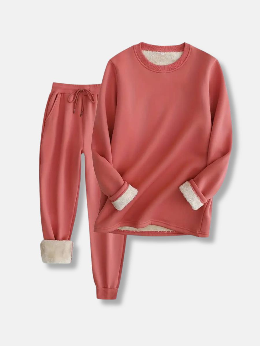 bluza z rêkawami i joggery ze sznurkiem