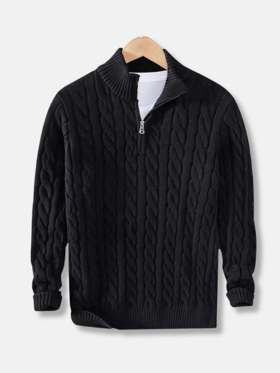 sweter zapinany na zamek