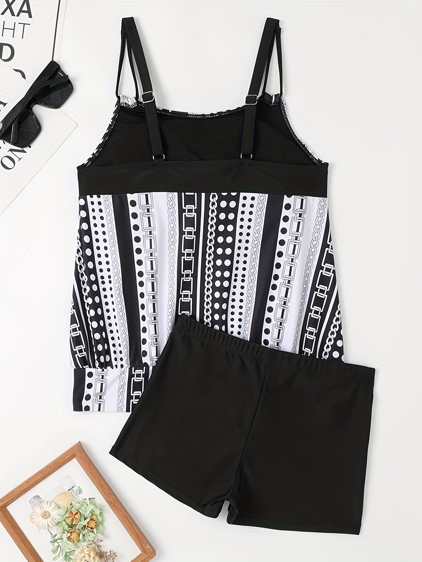 Zestawy tankini w paski i kropki