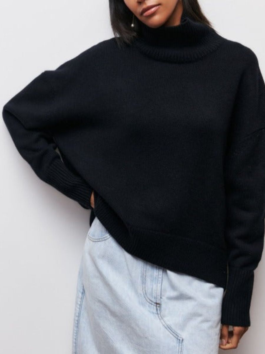 sweter z golfem
