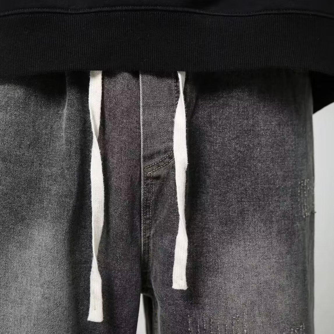 Mêskie jeansy w stylu retro