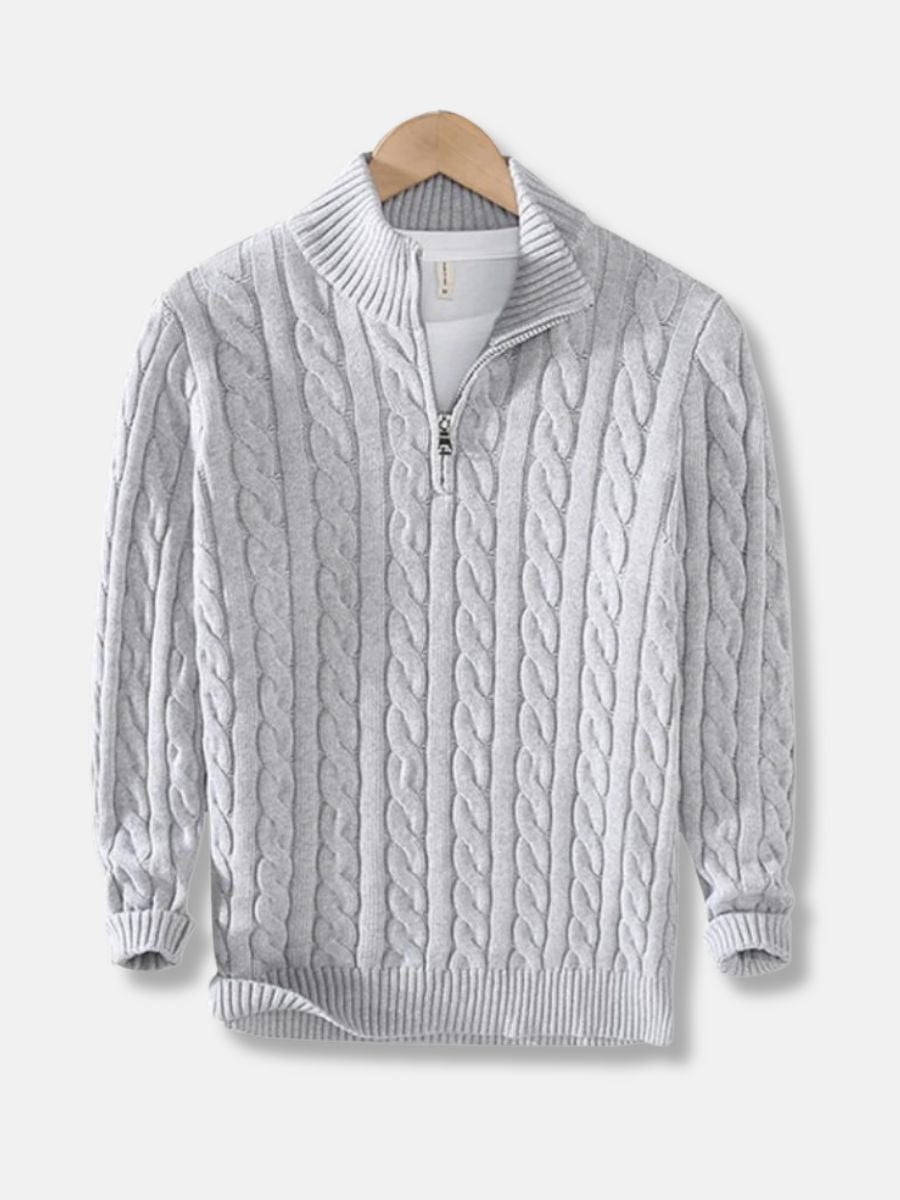 sweter zapinany na zamek