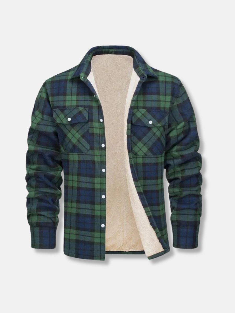 Koszula w kratê z polarową podszewką