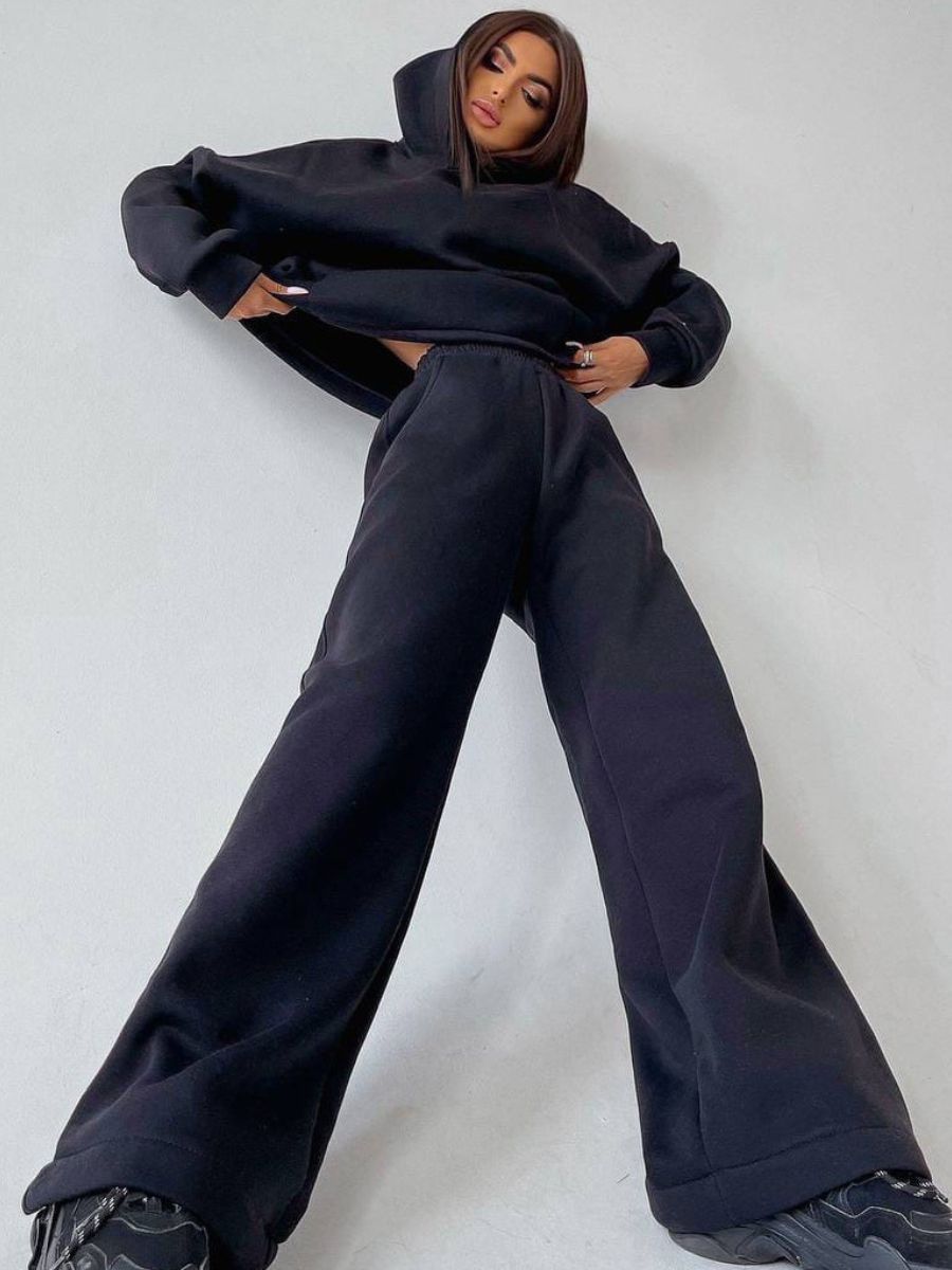 bluza z kapturem i zestaw do biegania