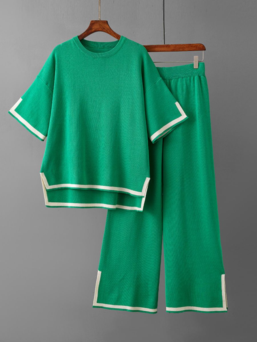 damski zestaw t-shirt i spodnie