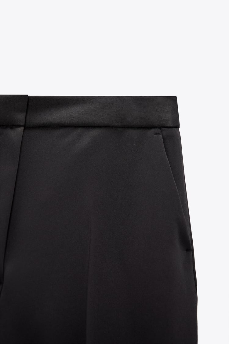 Klasyczny komplet z gorsetem i spodniami z wysokim stanem