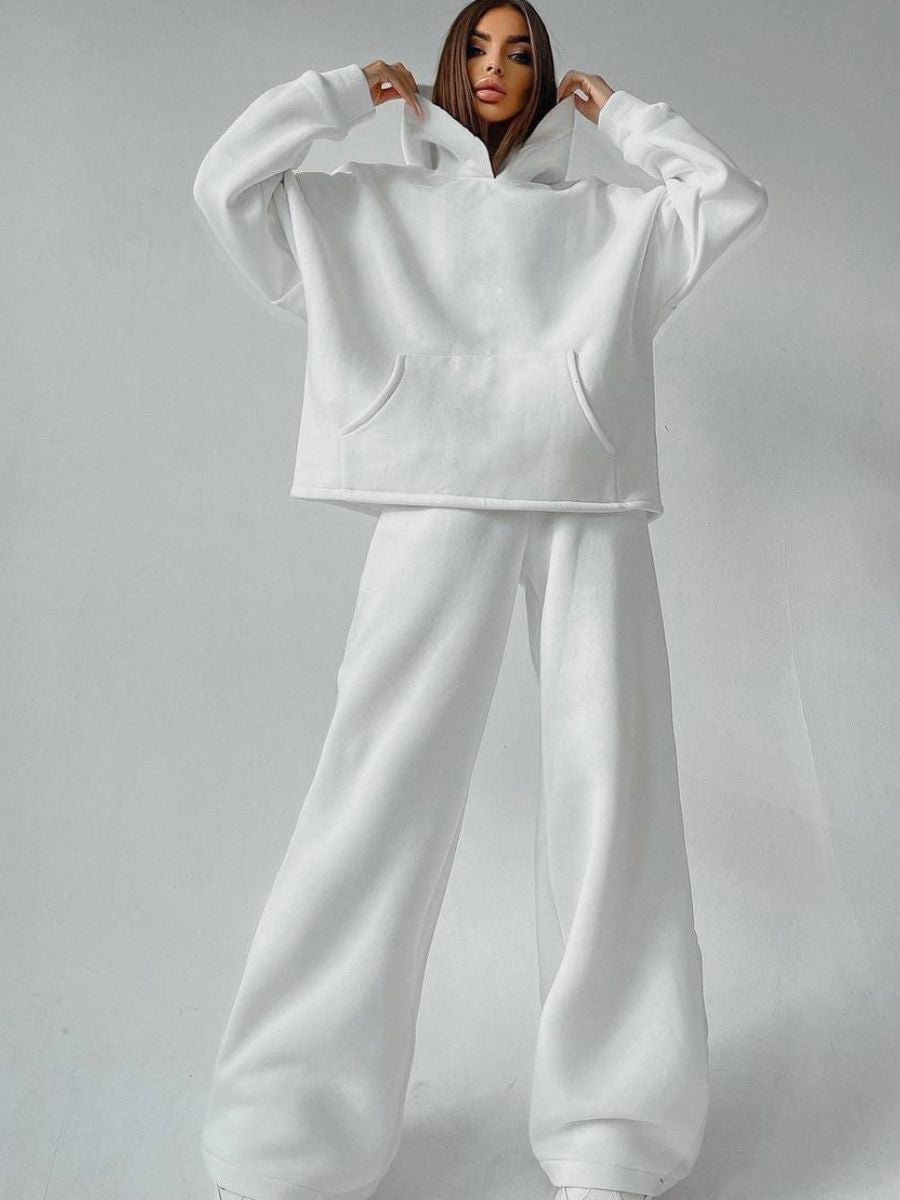 bluza z kapturem i zestaw do biegania