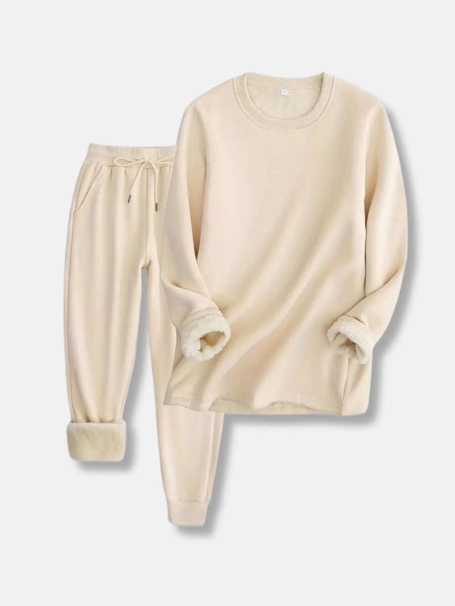 bluza z rêkawami i joggery ze sznurkiem