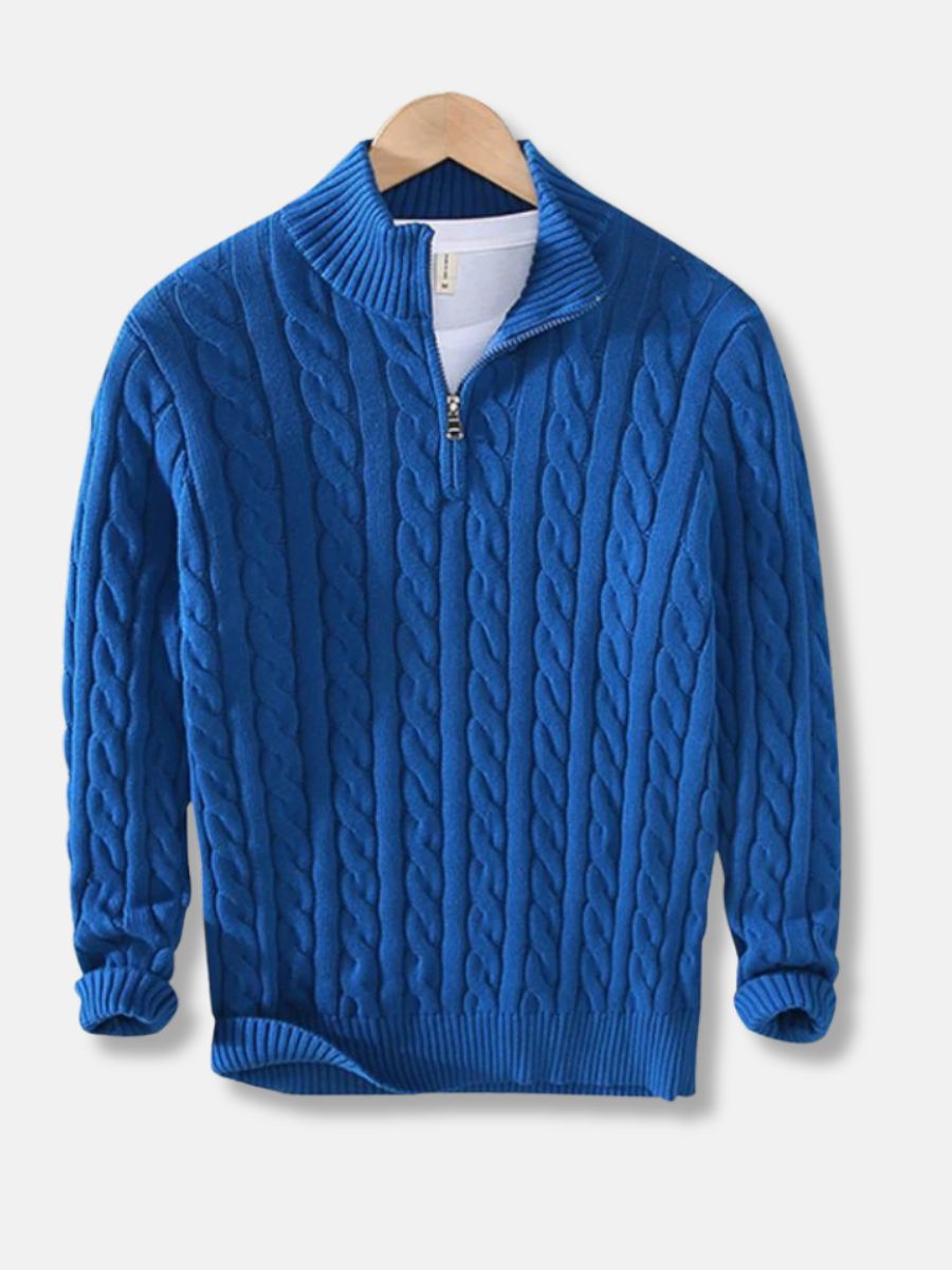 sweter zapinany na zamek
