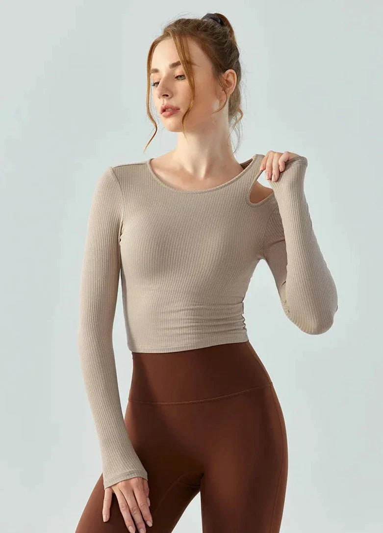 Damska koszulka sportowa z dęugim rêkawem